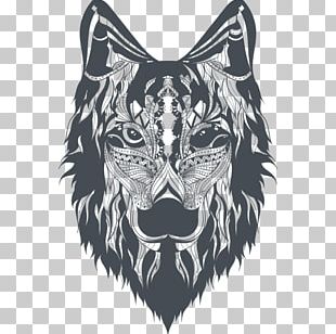 Gray Wolf Dreamcatcher T-shirt Poster Illustration PNG, Clipart ...