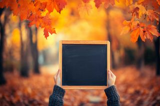 Autumn Chalkboard Sign