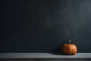 Pumpkin on Blank Background