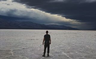 Man at Salt Flats