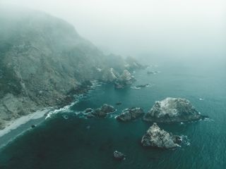 Cliffs on the Pacific coast