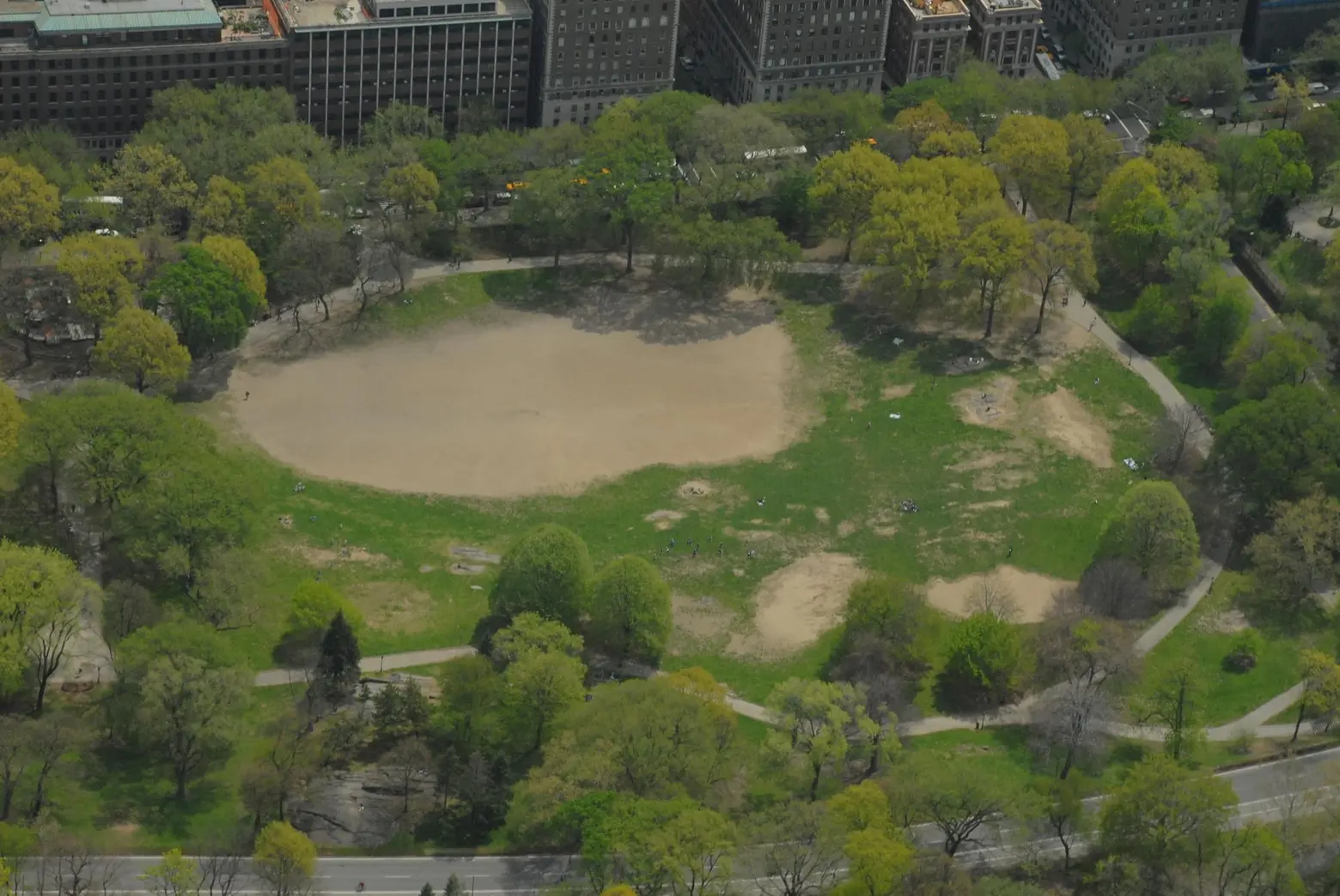 Central Park East Meadow, Central Park 1980s, Central Park Conservancy