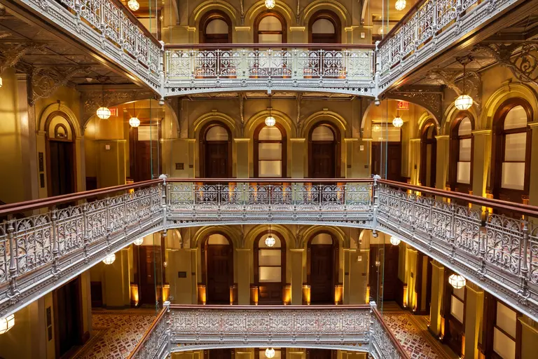 City landmarks Victorian atrium at The Beekman Hotel