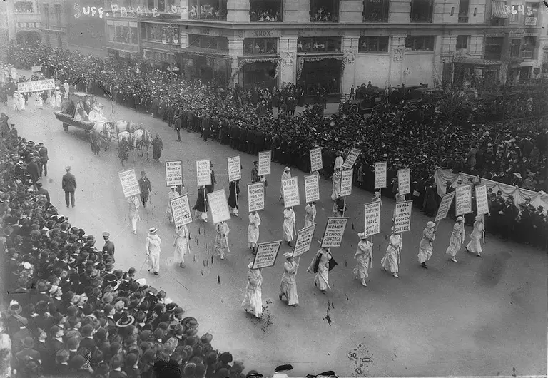 106 years ago, New York women voted for the first time