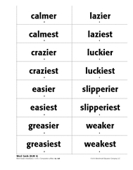 PDF - Word Study & Vocabulary 2: Unit 2: Comparative suf xes -er, -est ...