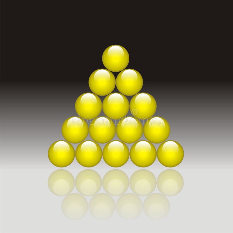 balls pyramid