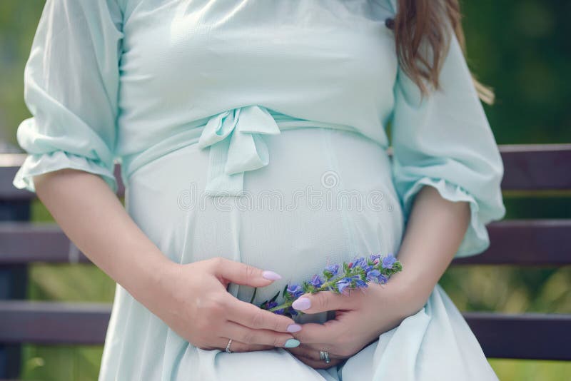 Beautiful pregnancy stock photo. Image of gift, knot - 20176770