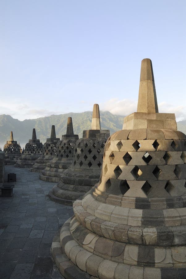 Borobudur Temple at Yogyakarta Stock Photo - Image of borobudur ...