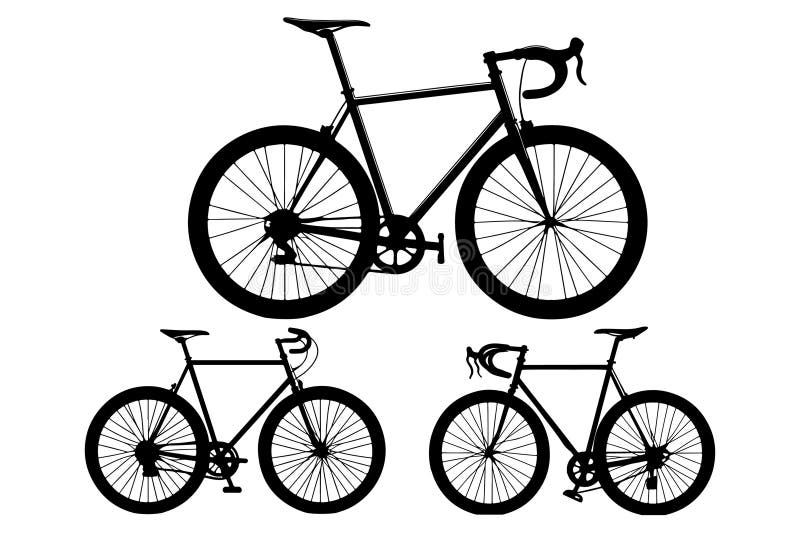 Bye Cycle Silhouette Vector Art Illustration Stock Illustration ...