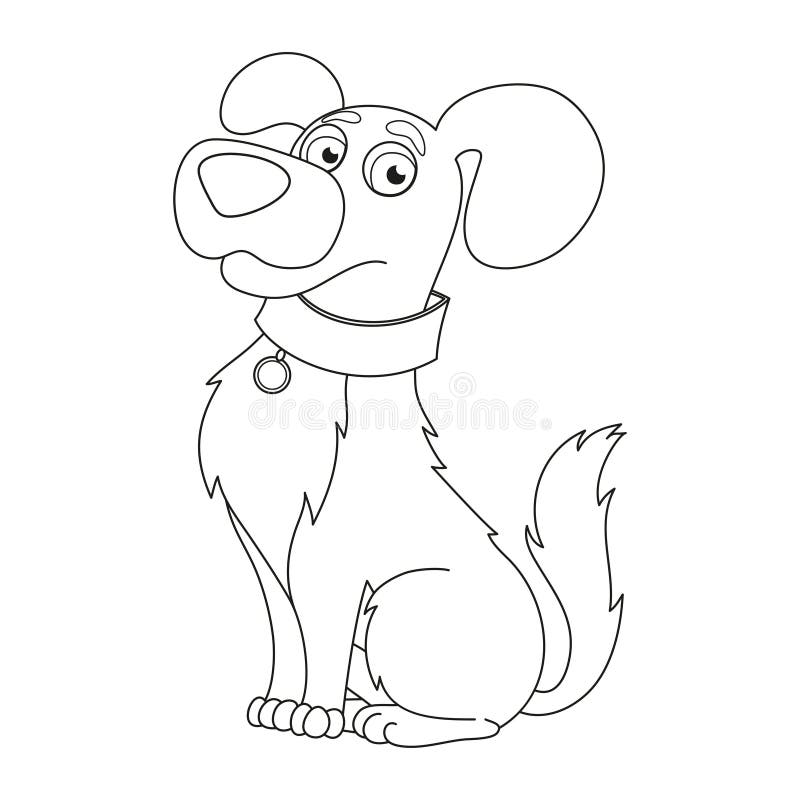 Desenho para colorir Jack Russell Terrier Preto Branco Linhas