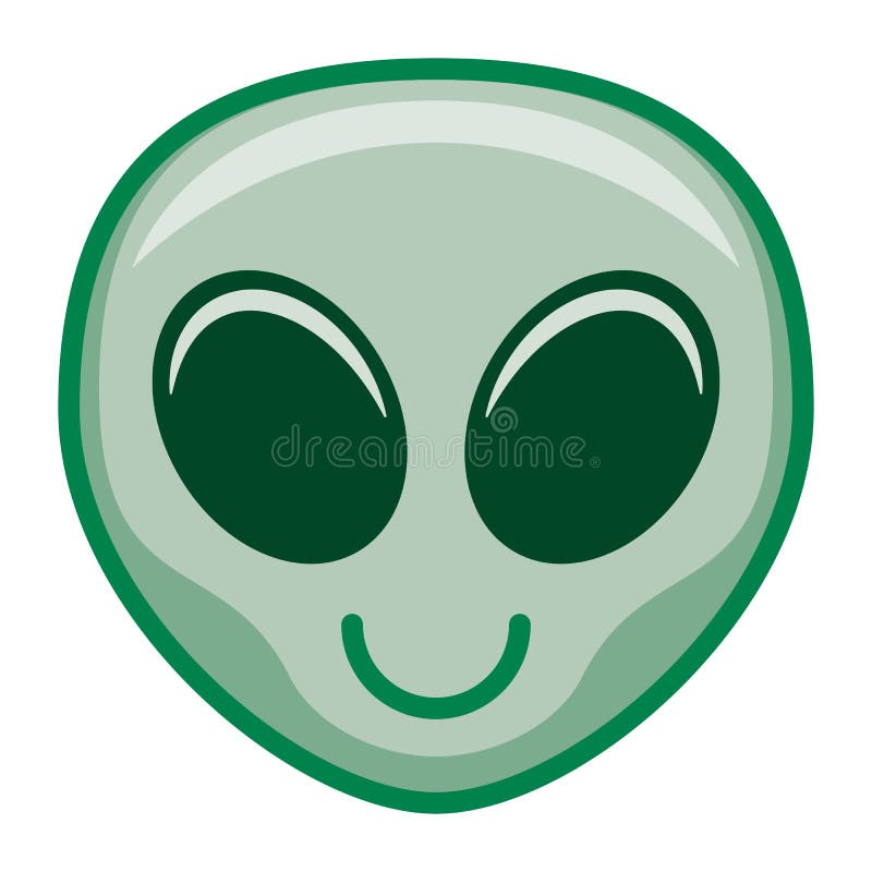 Alien Emoji Outline Icon. Signs And Symbols Can Be Used For Web, Logo ...