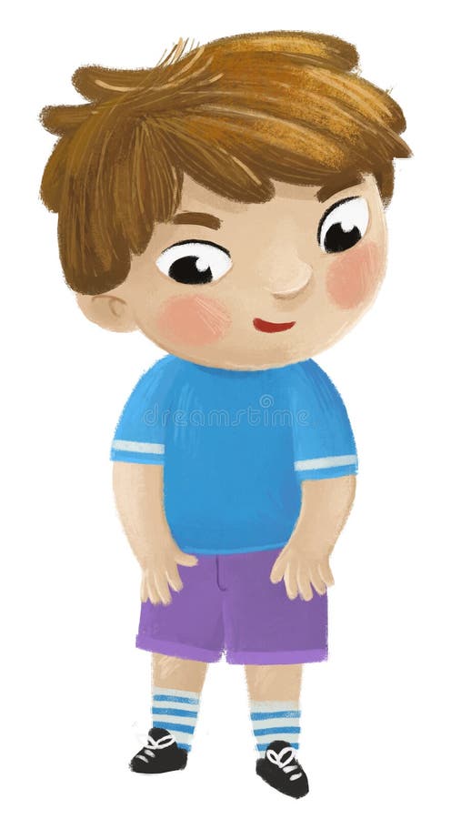 Boy Putting On Clothes Clipart