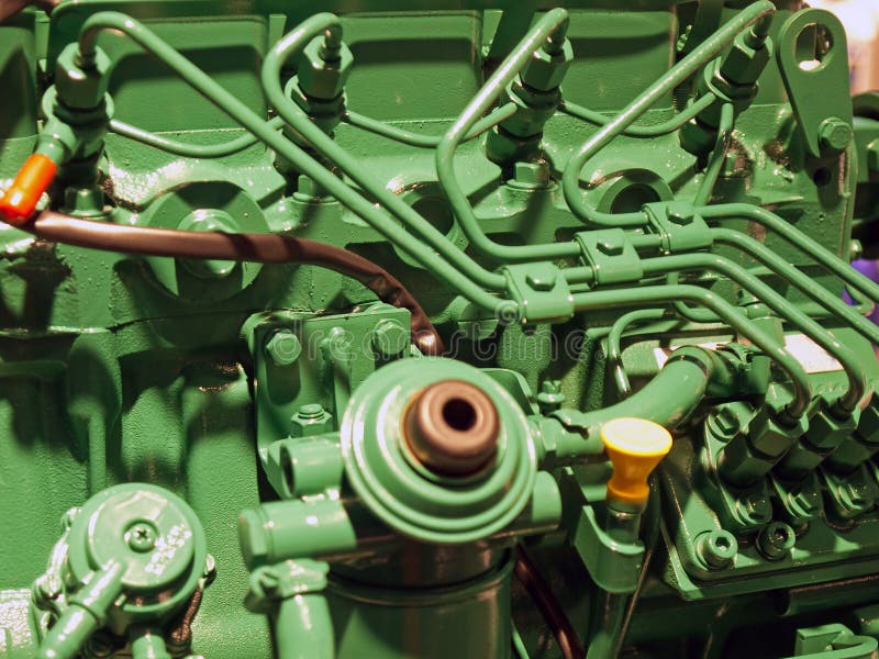 Details of a diesel engine motor