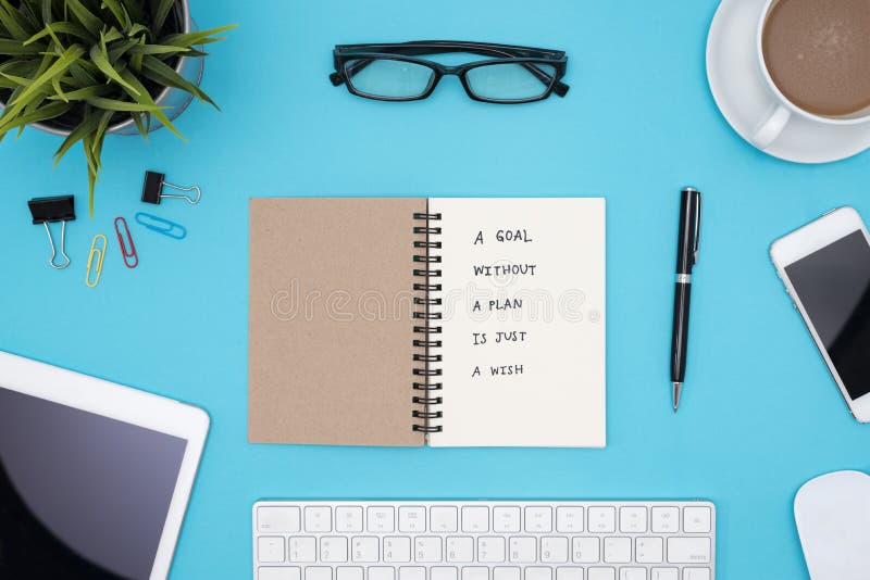 Motivational Handwriting on a Notebook Stock Photo - Image of note ...