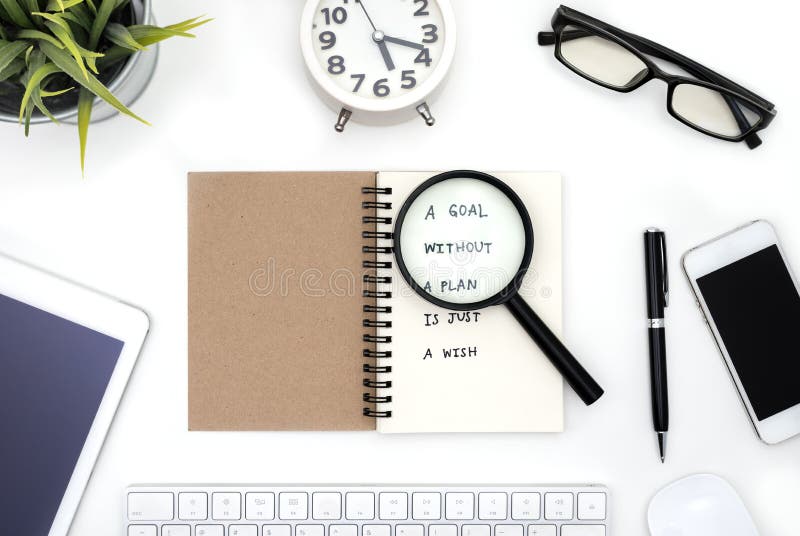 Motivational Handwriting on a Notebook Stock Photo - Image of note ...