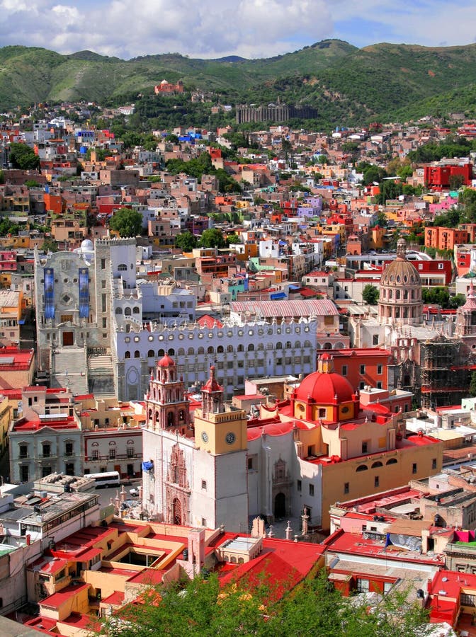 Guanajuato downtown stock image. Image of colony, american - 6147471