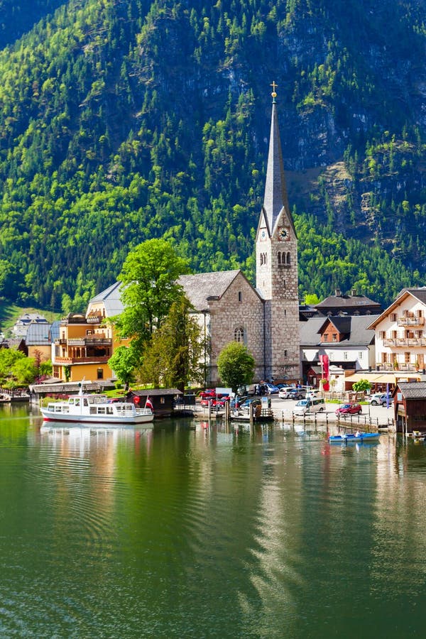 Hallstatt Old Town, Austria Stock Photo - Image of site, hallstatter ...