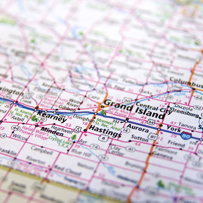 194 Nebraska Highway Map Stock Photos - Free & Royalty-Free Stock ...