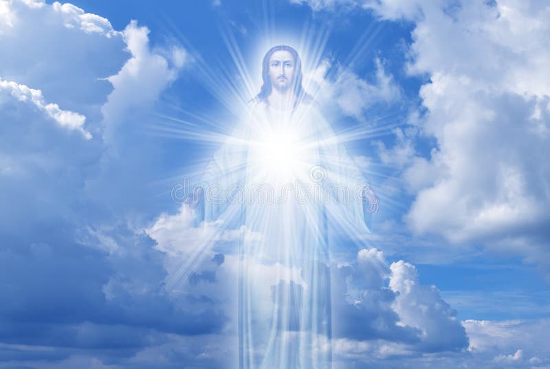 Jesus Christ in Heaven religion concept