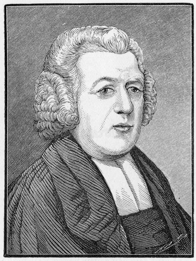 John Henry Newton (1725 - 1807) English sailor, ex-slave trader and Anglican clergyman, famous as a hymn-writer and supporter of the abolition of slavery; engraving from Selections from the Journal of John Wesley, 1891