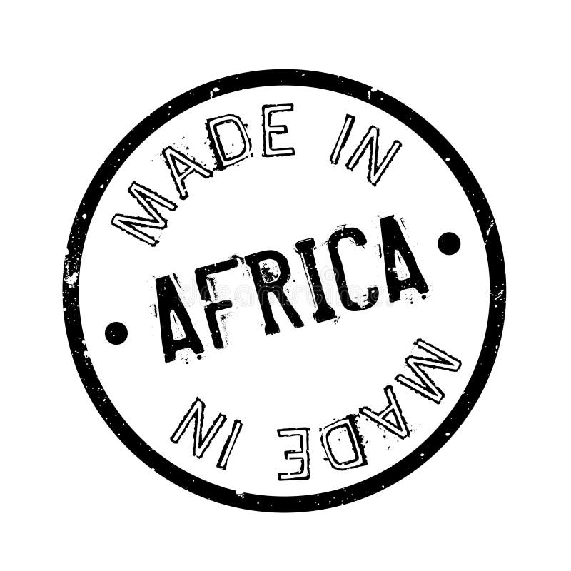 Made in Africa Rubber Stamp Stock Vector - Illustration of construct ...