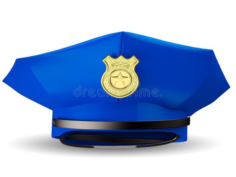 Police cap stock illustration. Illustration of police - 35034843