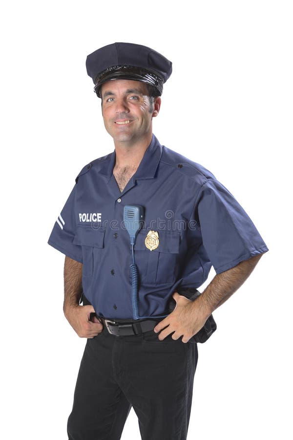 Police Officer Laughing stock photo. Image of enforcement - 7051920