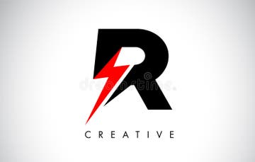 Thunder Letter R Logo Stock Illustrations – 120 Thunder Letter R Logo ...