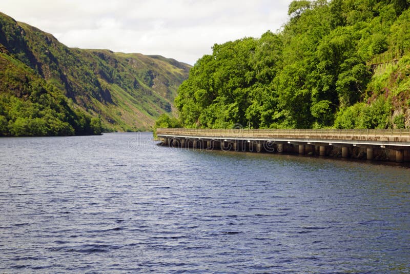 Scotland landscape   Cruachan Visitor Centre stock photos