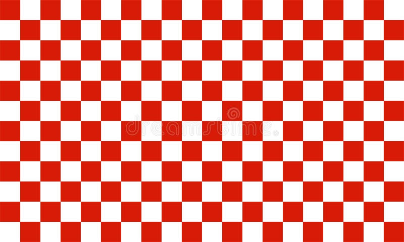 Seamless Checkered Texture Red and White Stock Illustration ...