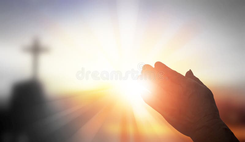 Silhouette prayer hands stock photo. Image of boxn, caucasian - 108560442