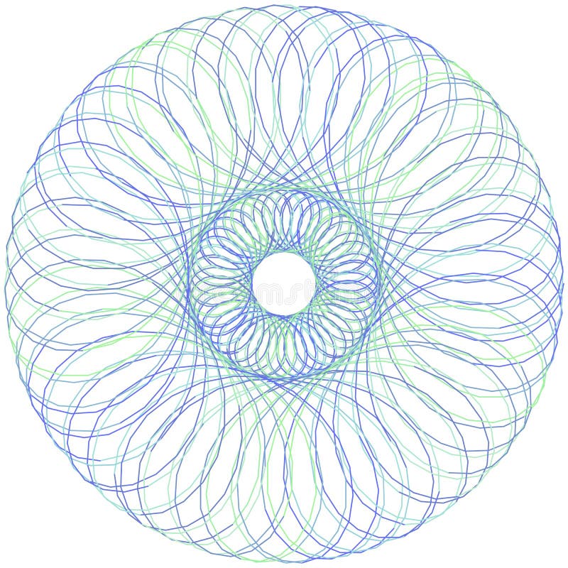 Spirograph pattern stock vector. Illustration of evolve - 8150568