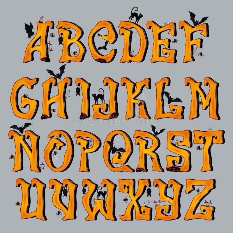 Creepy Halloween Font