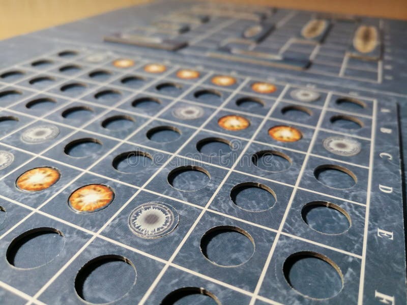 Battleship Board Game Close Up Stock Image - Image of closeup, attack ...