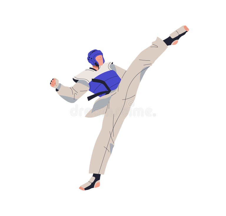 Taekwondo Man Stock Illustrations – 2,866 Taekwondo Man Stock ...