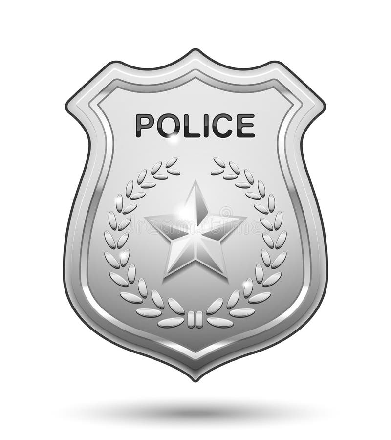 Vector Police Badge stock vector. Image of iron, security - 29725197