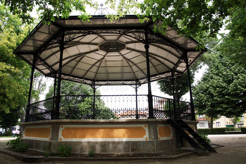 Bandstand gazebo stock image. Image of decorative, classic - 105996095