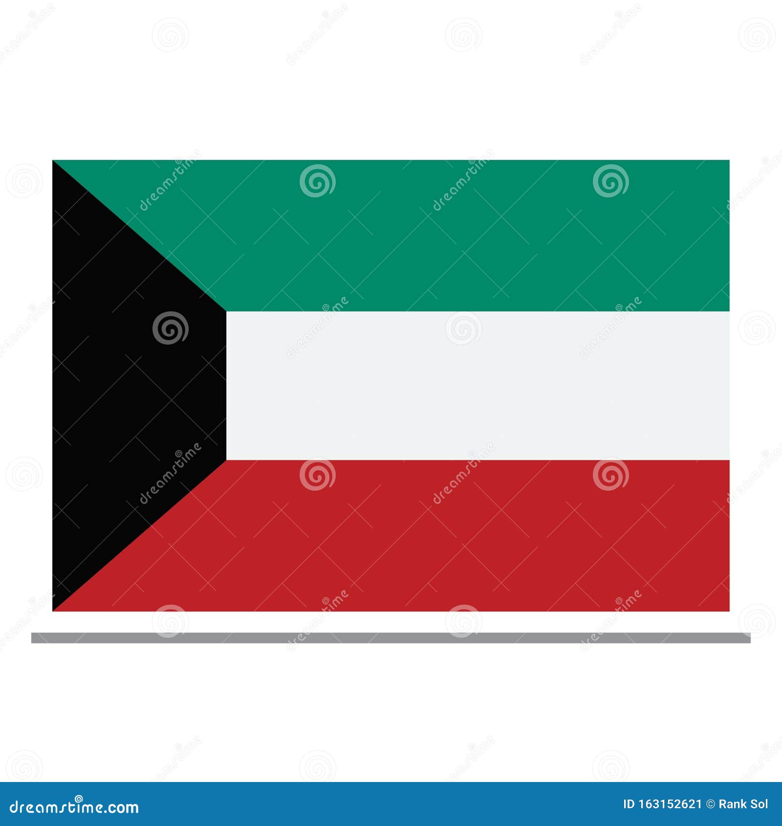 Flag of Gaza Flag Isolated Vector Illustration You Can Edit it Stock ...