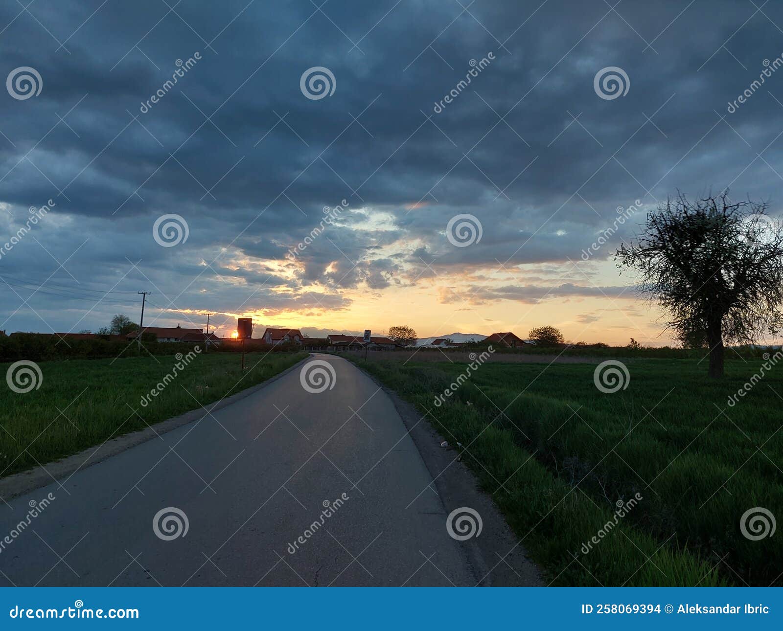 A Beautiful View of the Sky at Night in Donja Rasovaca Stock Photo ...