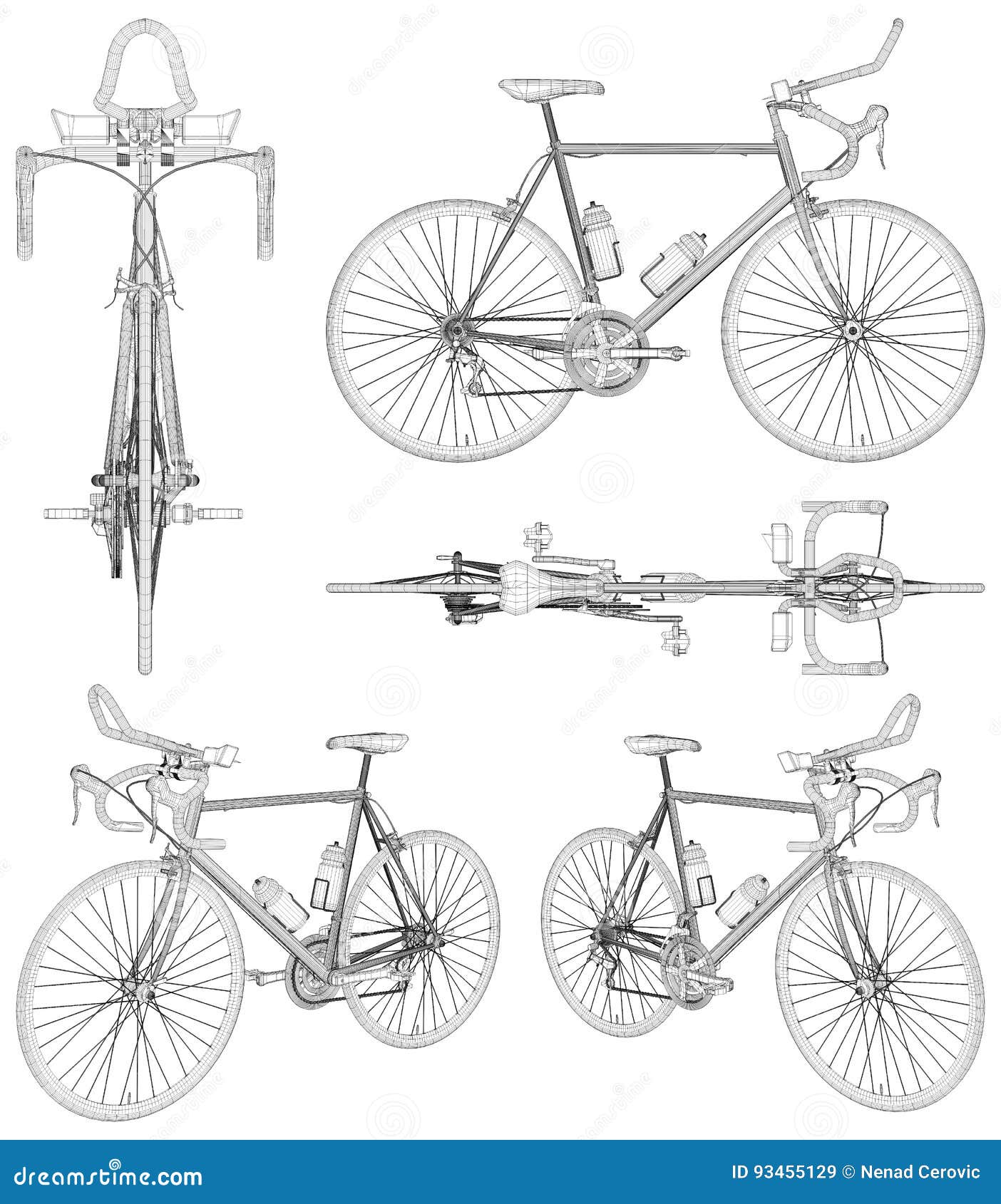 Bicycle Illustration Vector Stock Vector - Illustration of outdoor ...