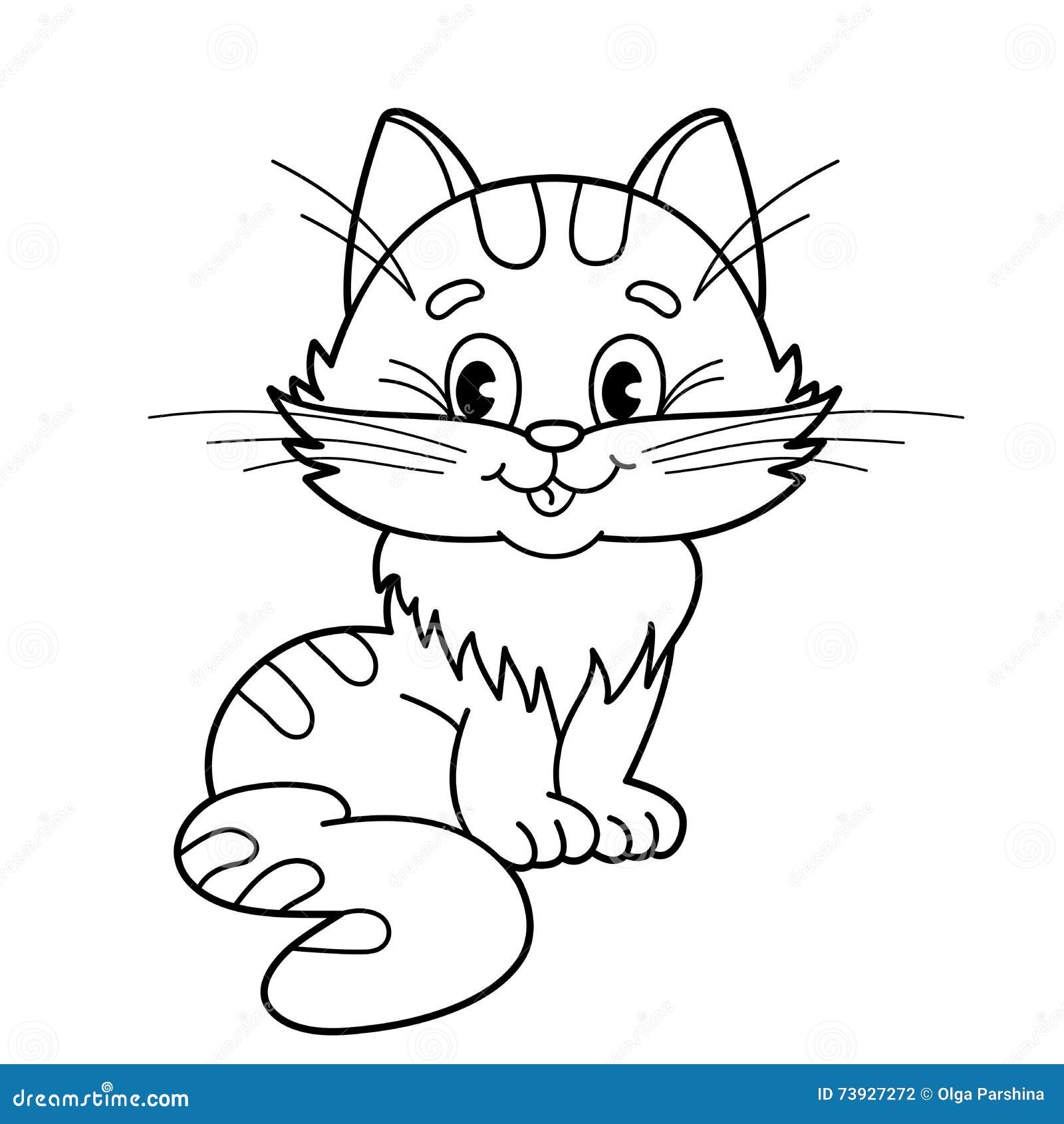 Vetores e ilustrações de Gato Colorir Criancas para download gratuito