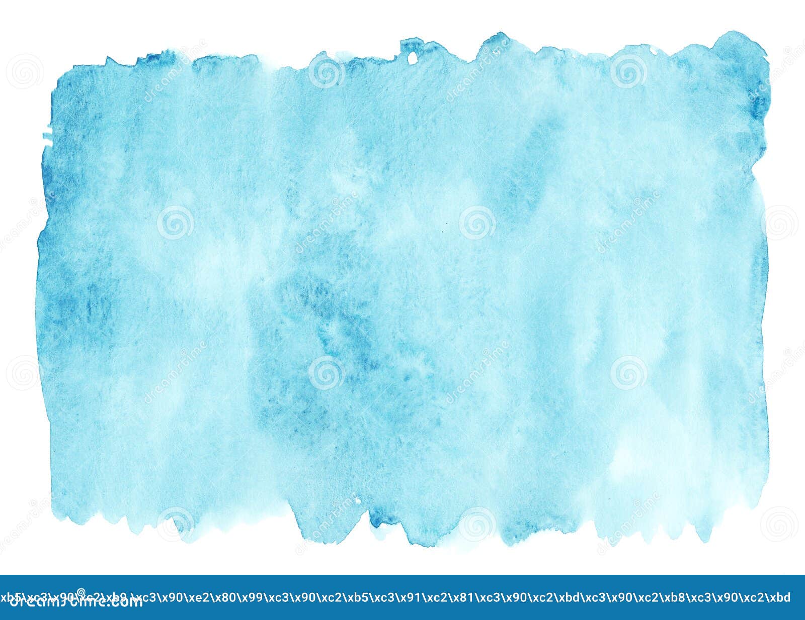 Fundo Azul Da Aquarela Do Mar Ilustração Stock - Ilustração de creativo,  fundo: 134208954