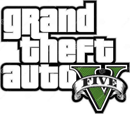 GTA V 5 Symbol Logo Vector Movie Editorial Photo - Illustration of ...