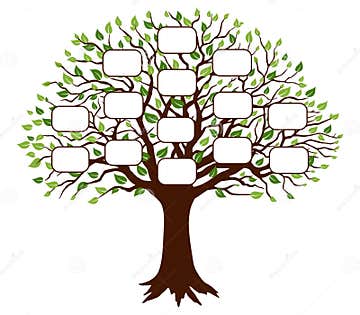 Family Tree/ eps stock vector. Illustration of decorative - 255218189