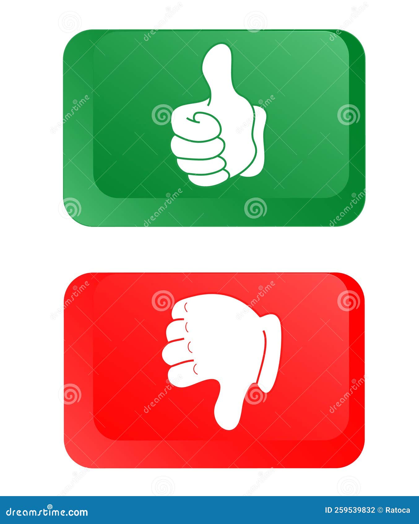 Like and dislike stock vector. Illustration of company - 259539832