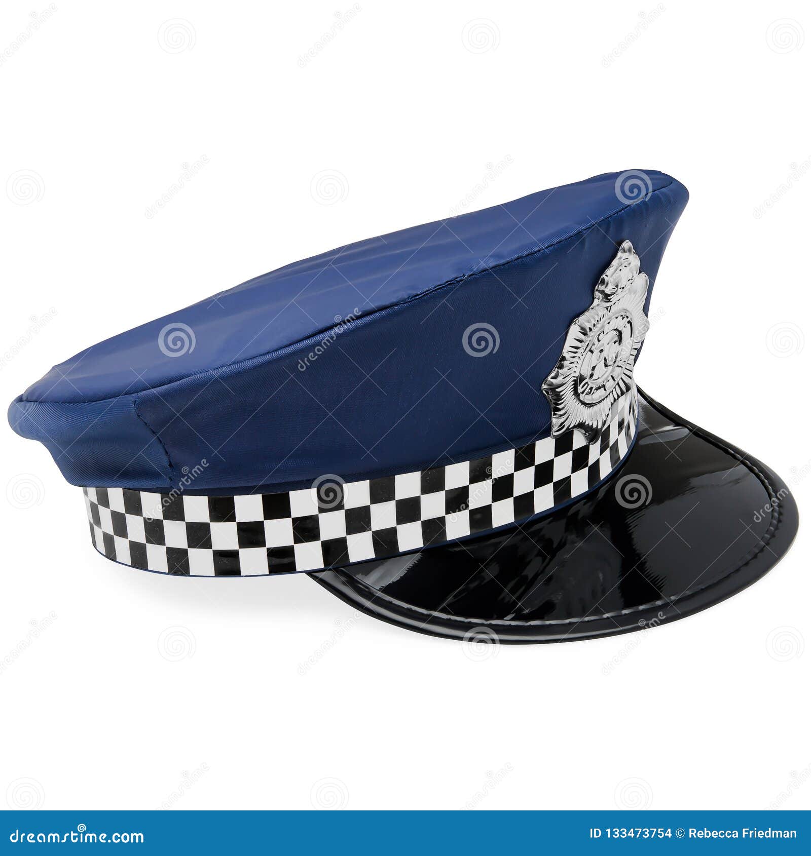 Toy Police Hat stock photo. Image of girl, background - 133473754