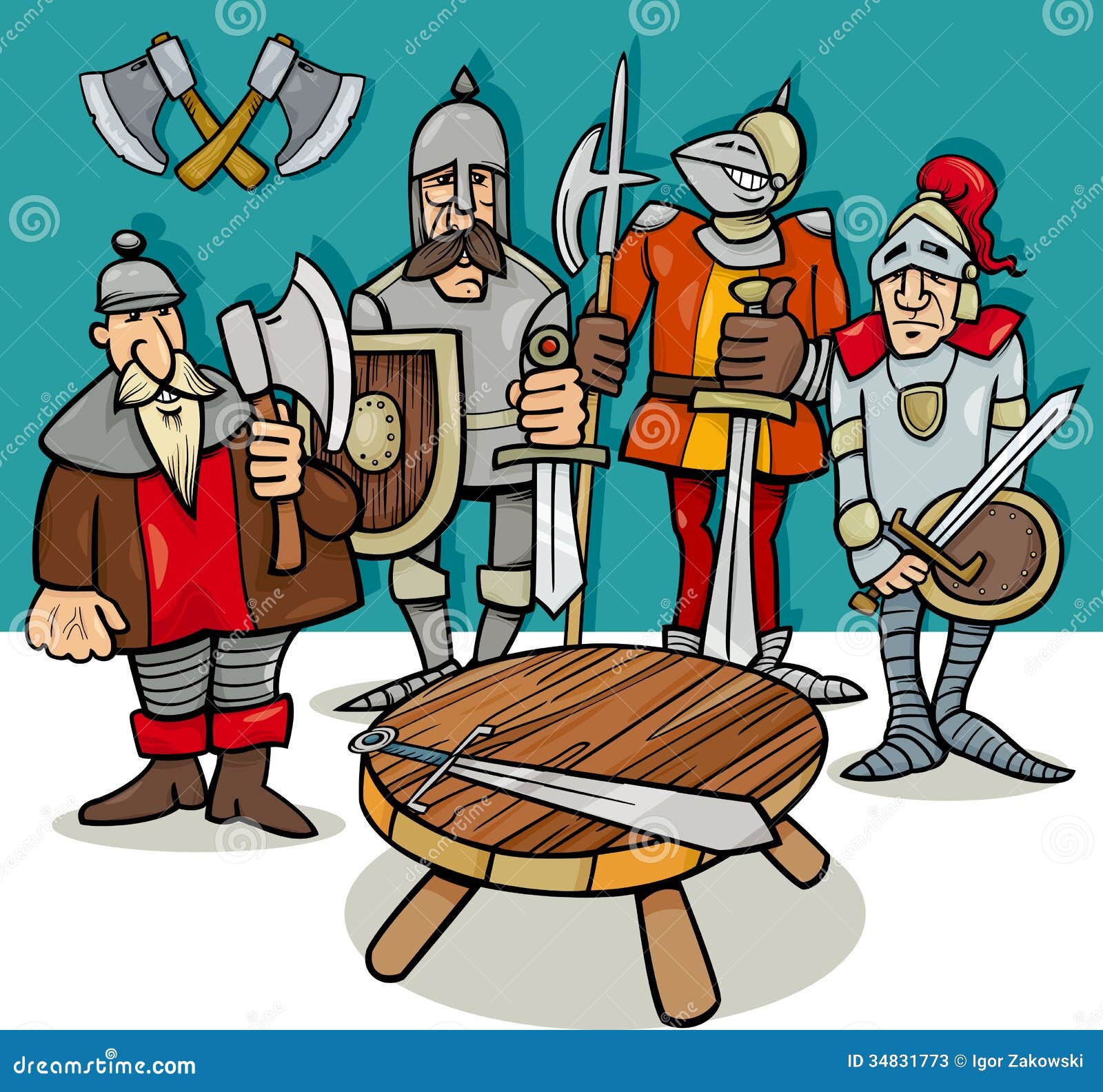 Knights Round Table Stock Illustrations 28 Knights Round Table