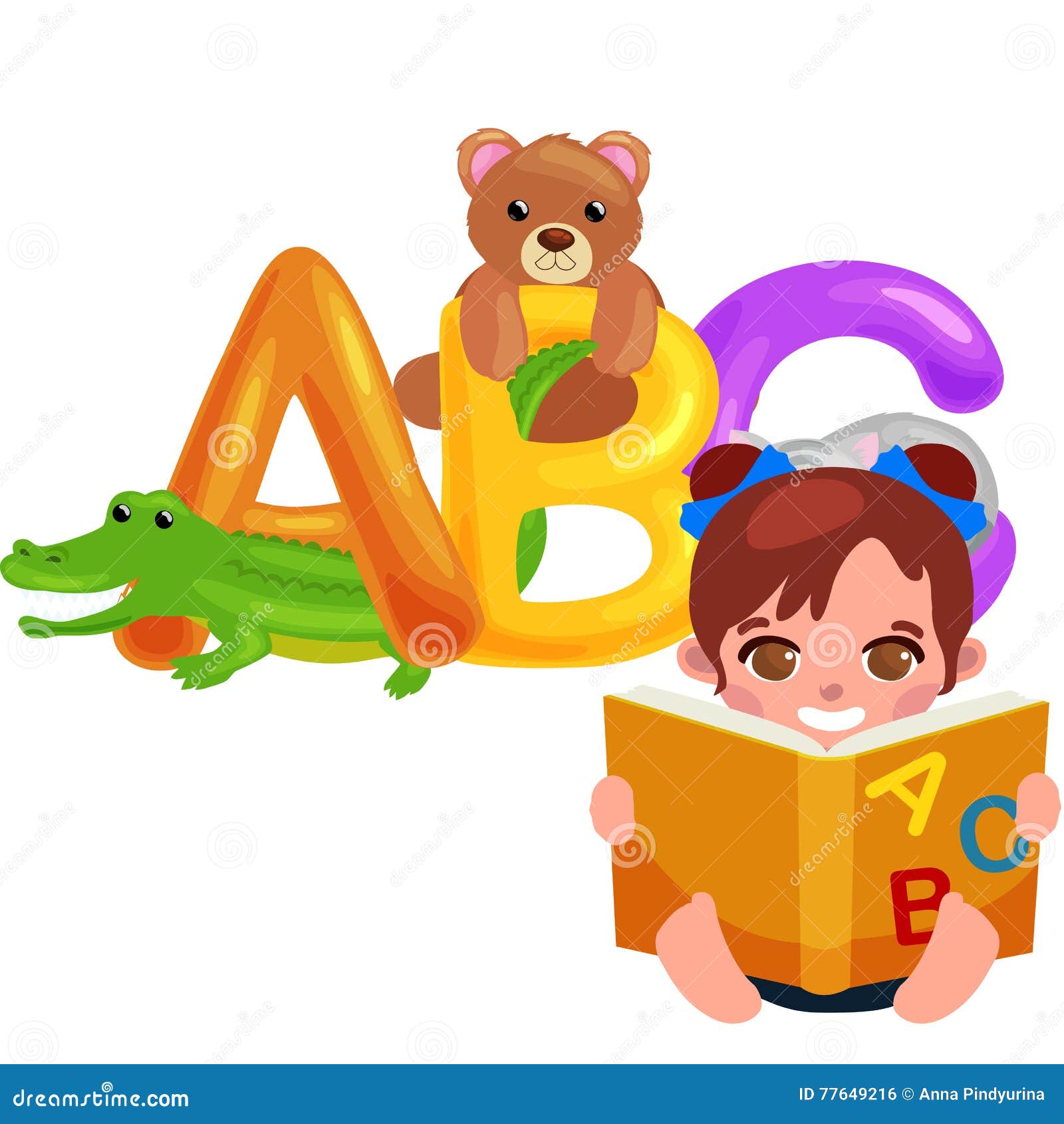 Clipart do alfabeto, clipart ABC, clipart escolar, letras do