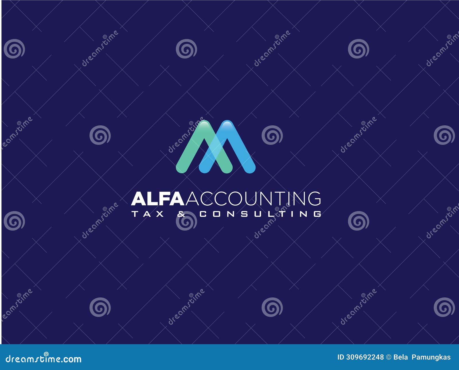 Simple Illustration Logo for Financial Company Stock Vector ...