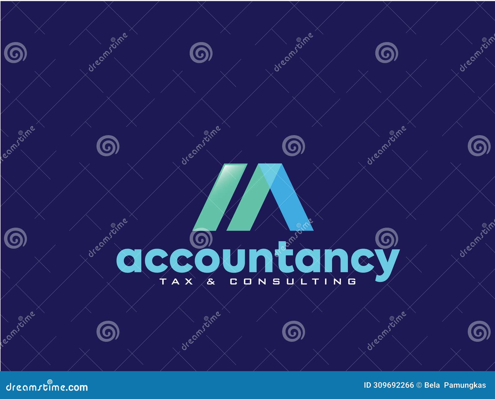 Simple Illustration Logo for Financial Company Stock Vector ...